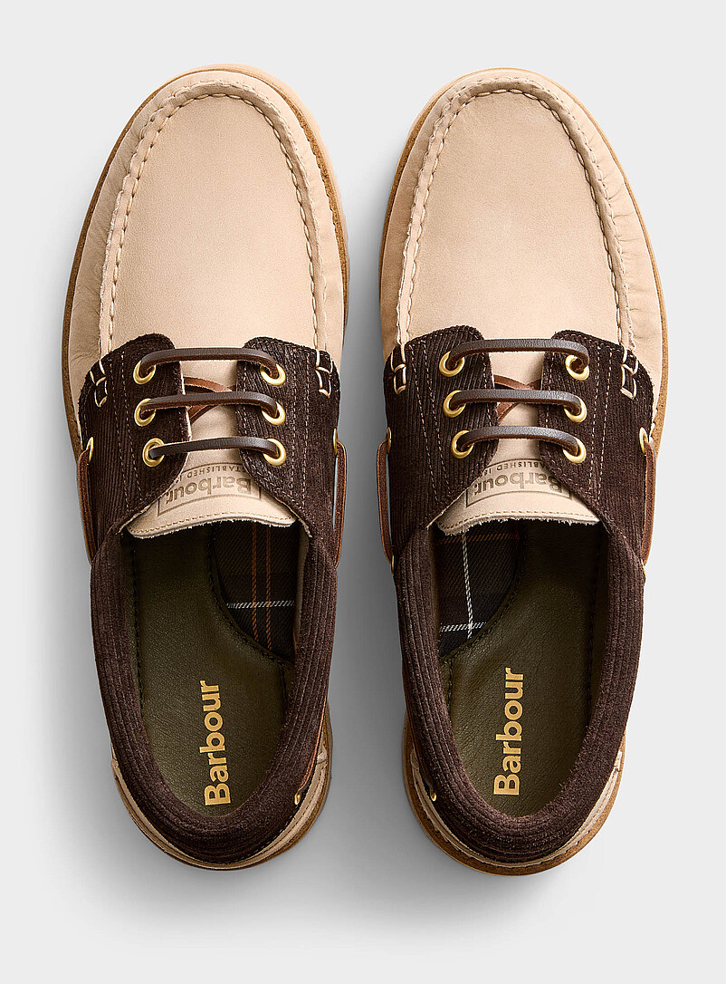 Corduroy accent boat shoes product image 3