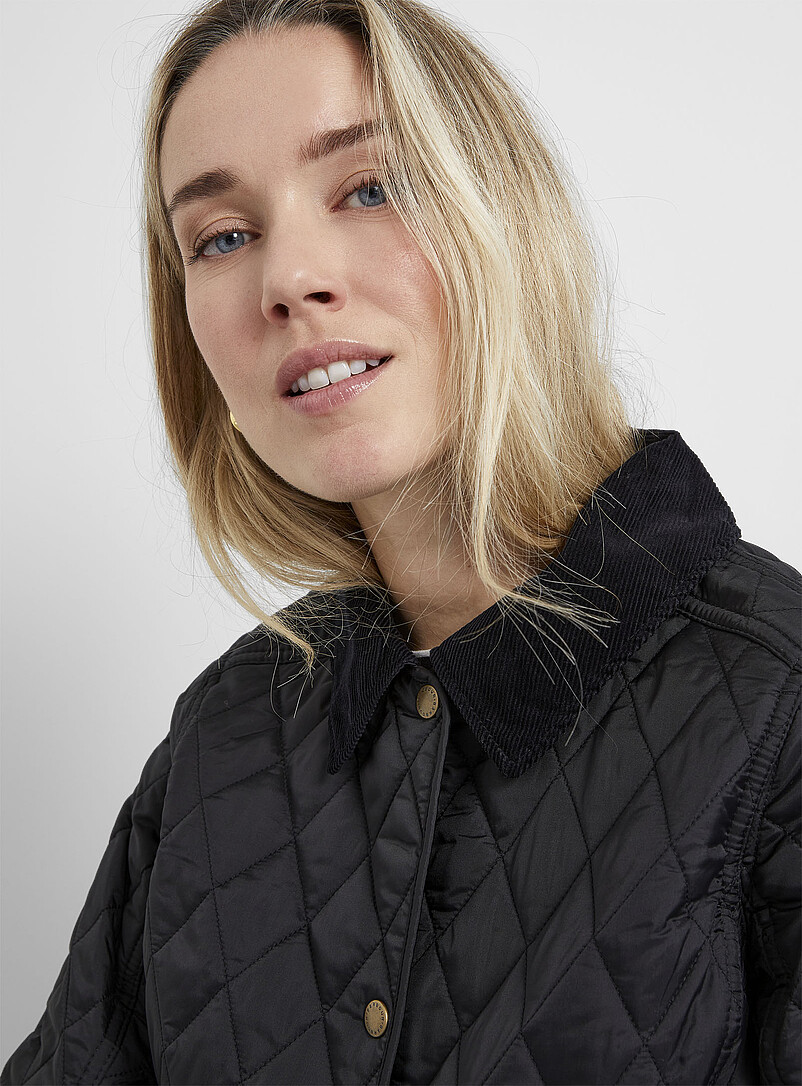 Annandale corduroy collar quilted jacket product image 2