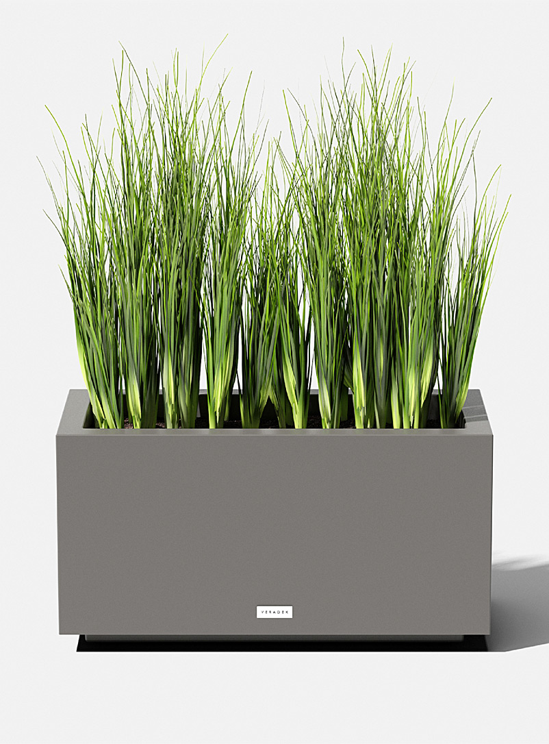 Veradek Grey Urban rectangular planter