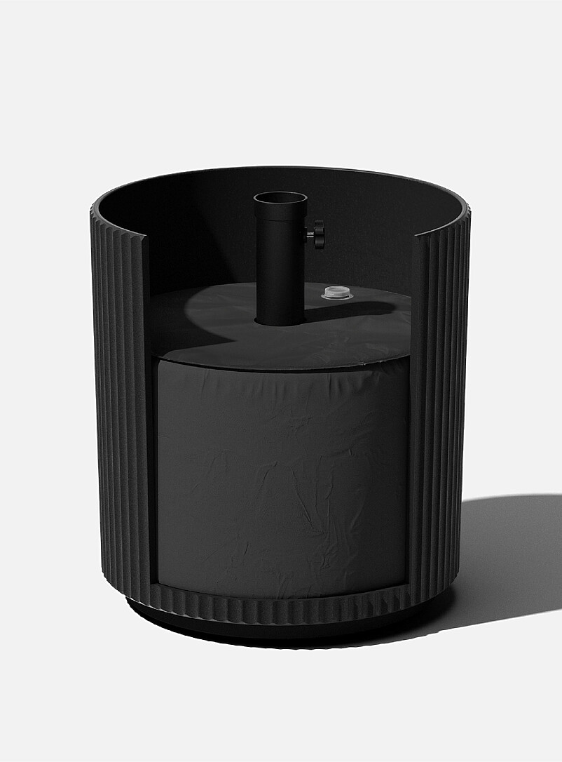 Demi grooved umbrella side table product image 2