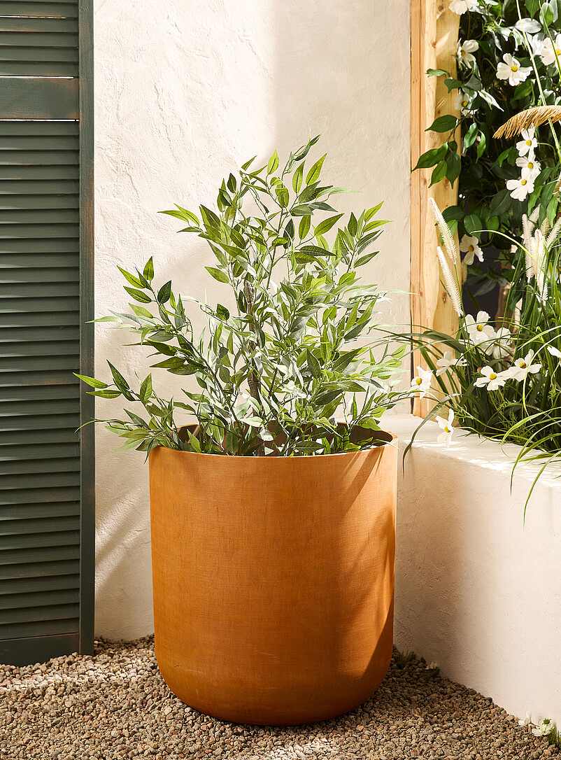 Patina Kona rust-coloured planter See available sizes product image (primary)
