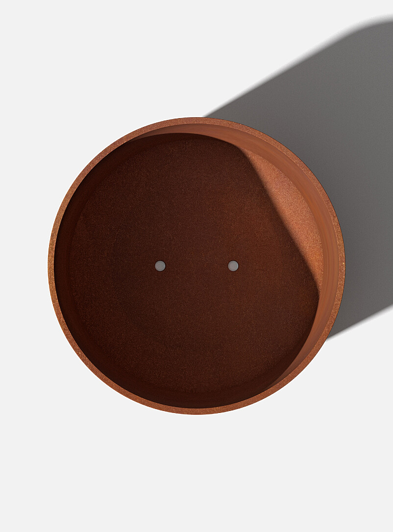 Patina Kona rust-coloured planter See available sizes product image 3