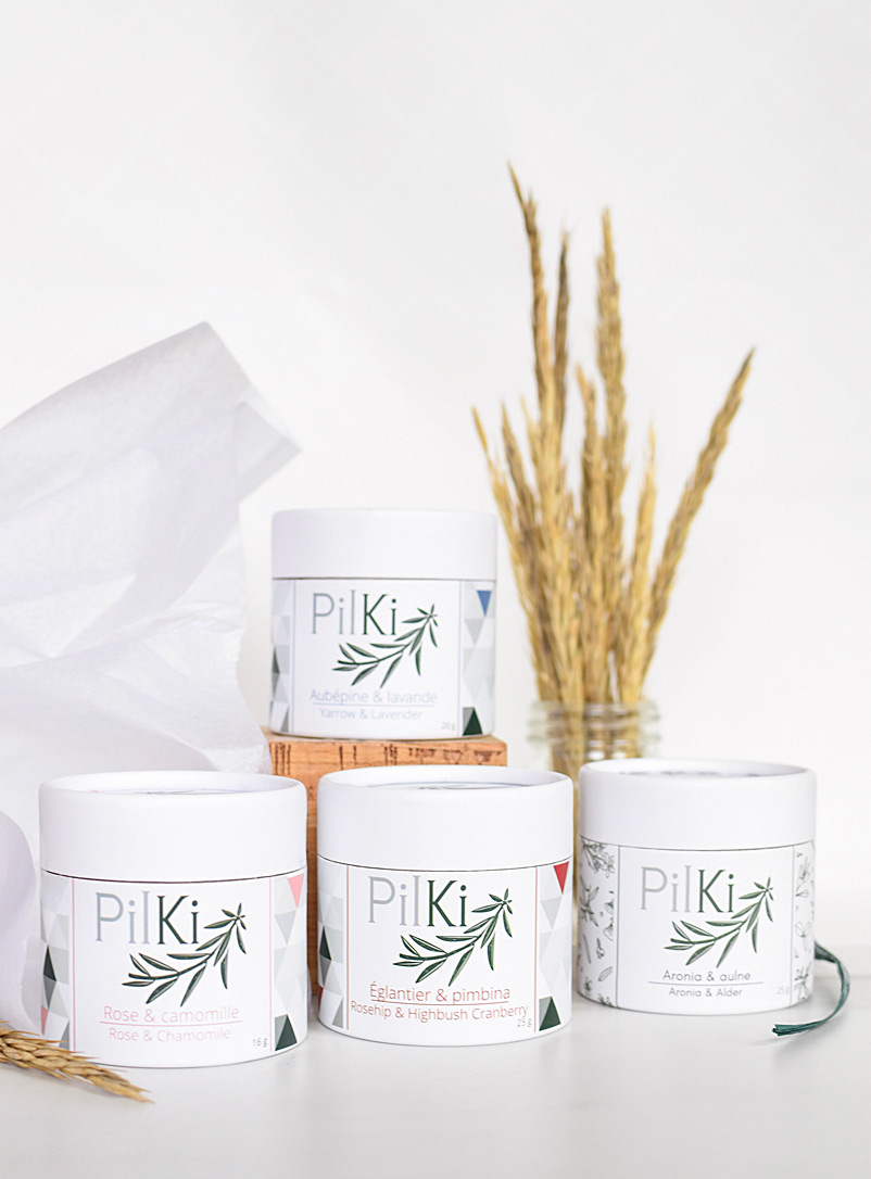 PilKi Assorted The Discovery infusion set 4 blends of Canadian boreal herbs and spices
