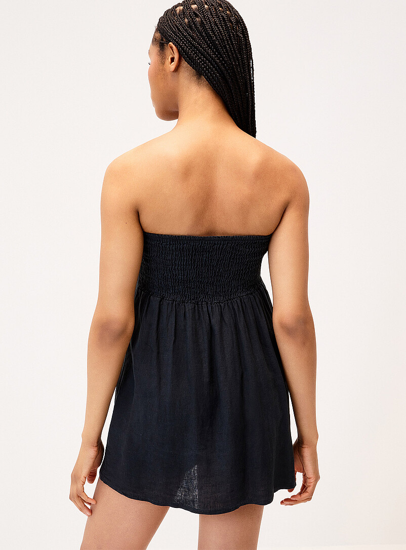Linen blend tube minidress product image 2