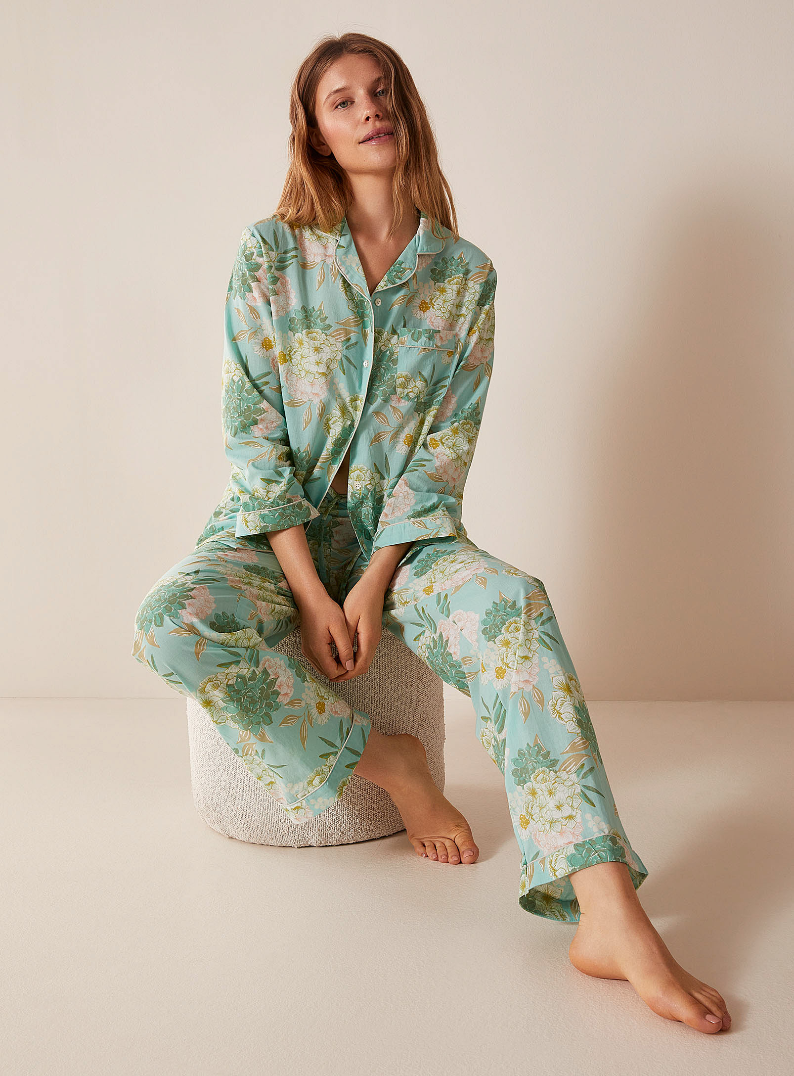 Miiyu - Women's Fresh bouquet pyjama set