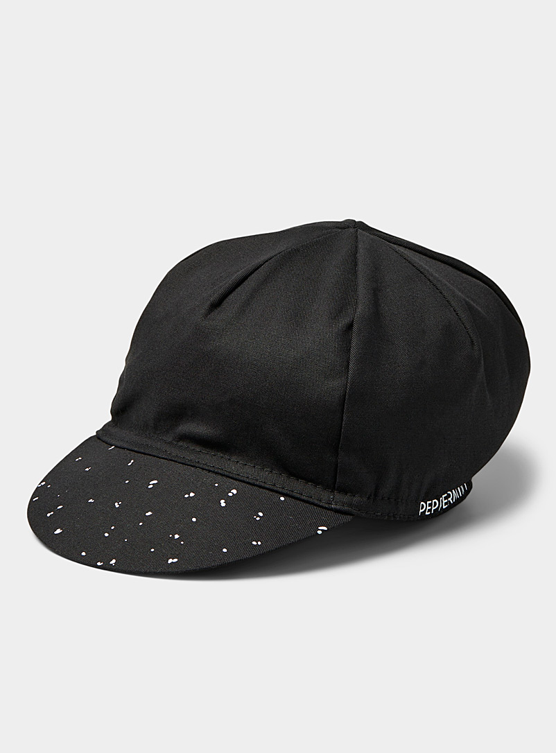 Peppermint Black Cycling cap for women
