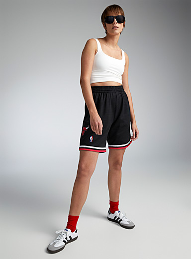 Mitchell & Ness: Le short basketball Bulls Noir pour femme