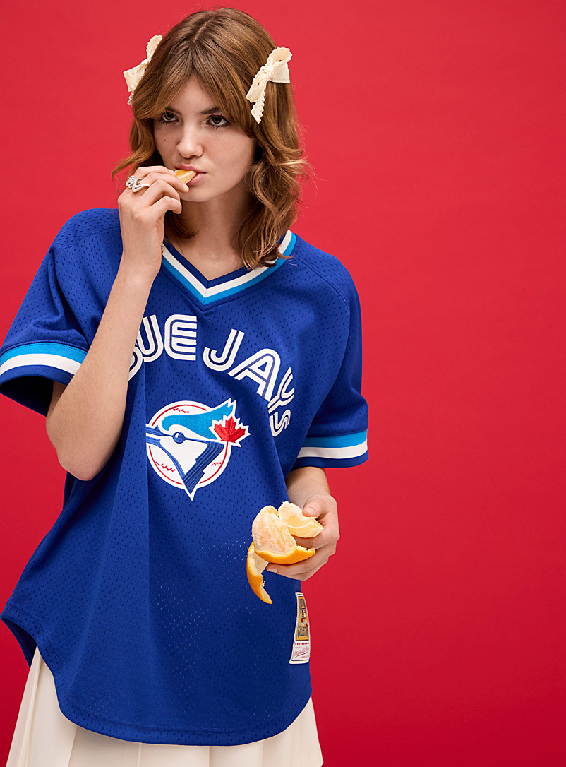 Mitchell & Ness Blue Blue Jays baseball T-shirt for women