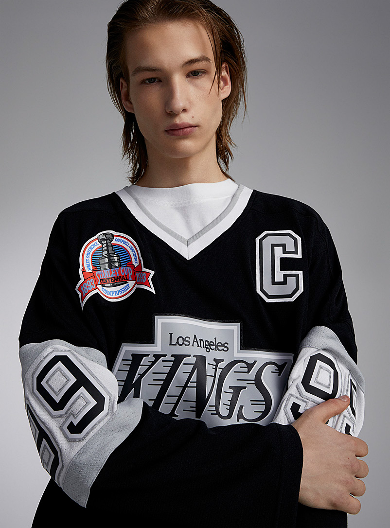 Mitchell & Ness: Le jersey de hockey Wayne Gretzky Noir pour homme