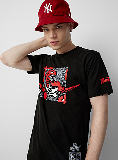 Mitchell & Ness: Le t-shirt Raptors Noir pour homme
