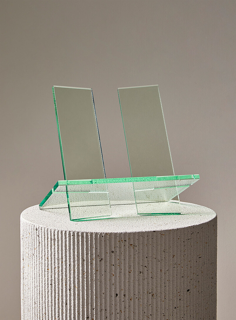 Green acrylic large book holder product image 2