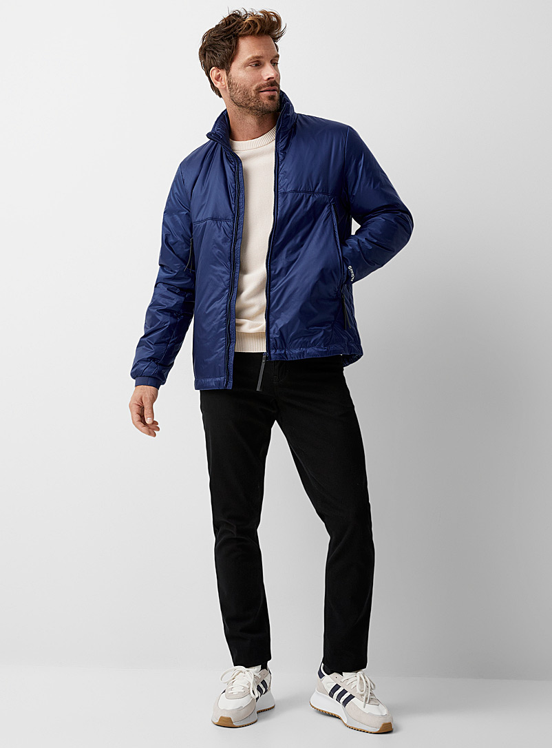Le 31 Dark Blue Recycled nylon jacket Innovation collection for men