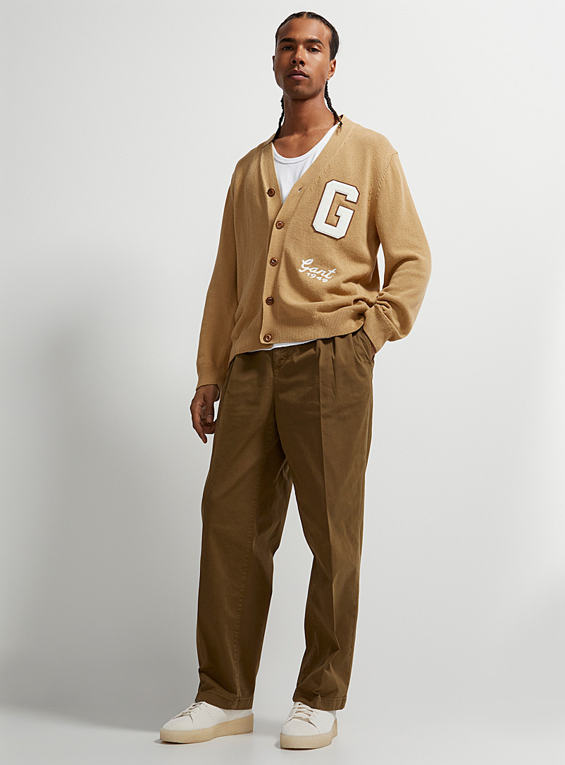 Double-pleat chinos Loose fit