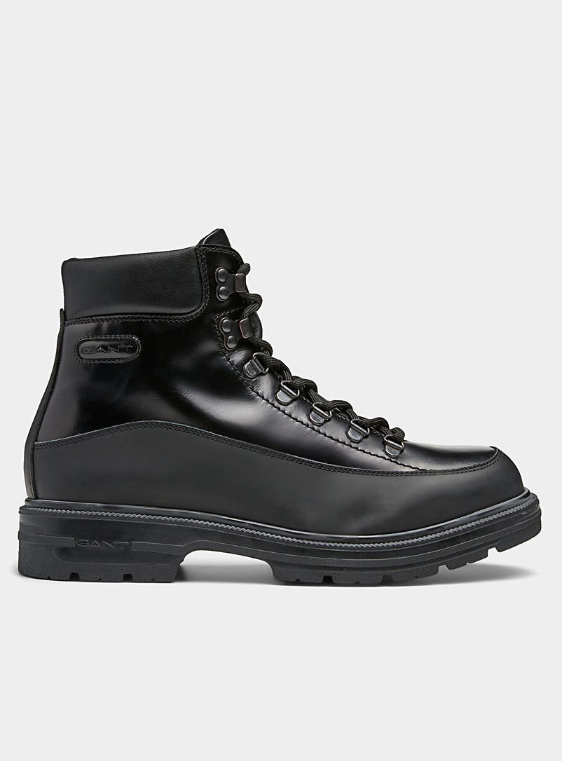 GANT Black Gretty waterproof hiking boots Men for men