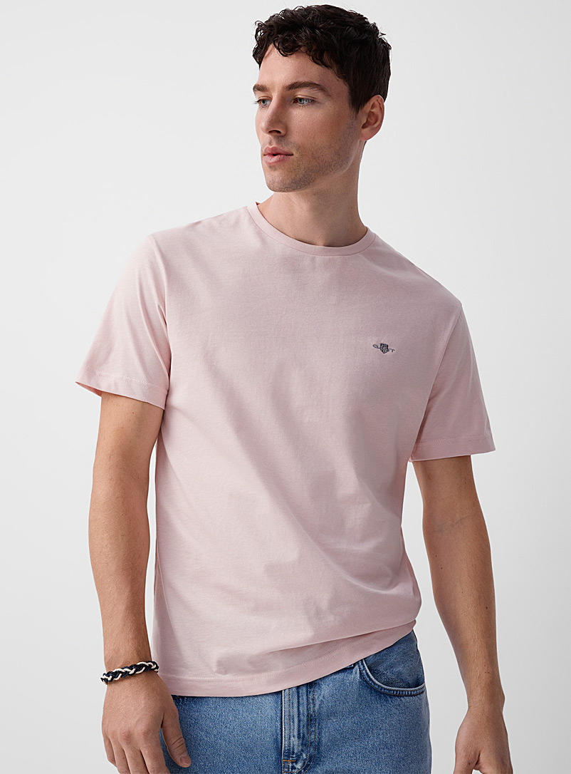 GANT Pink Signature crest T-shirt for men