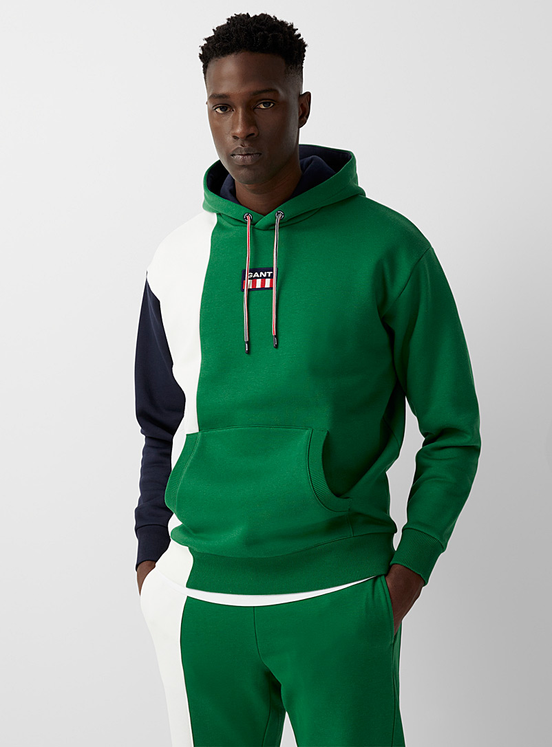 GANT Green Retro hoodie for men