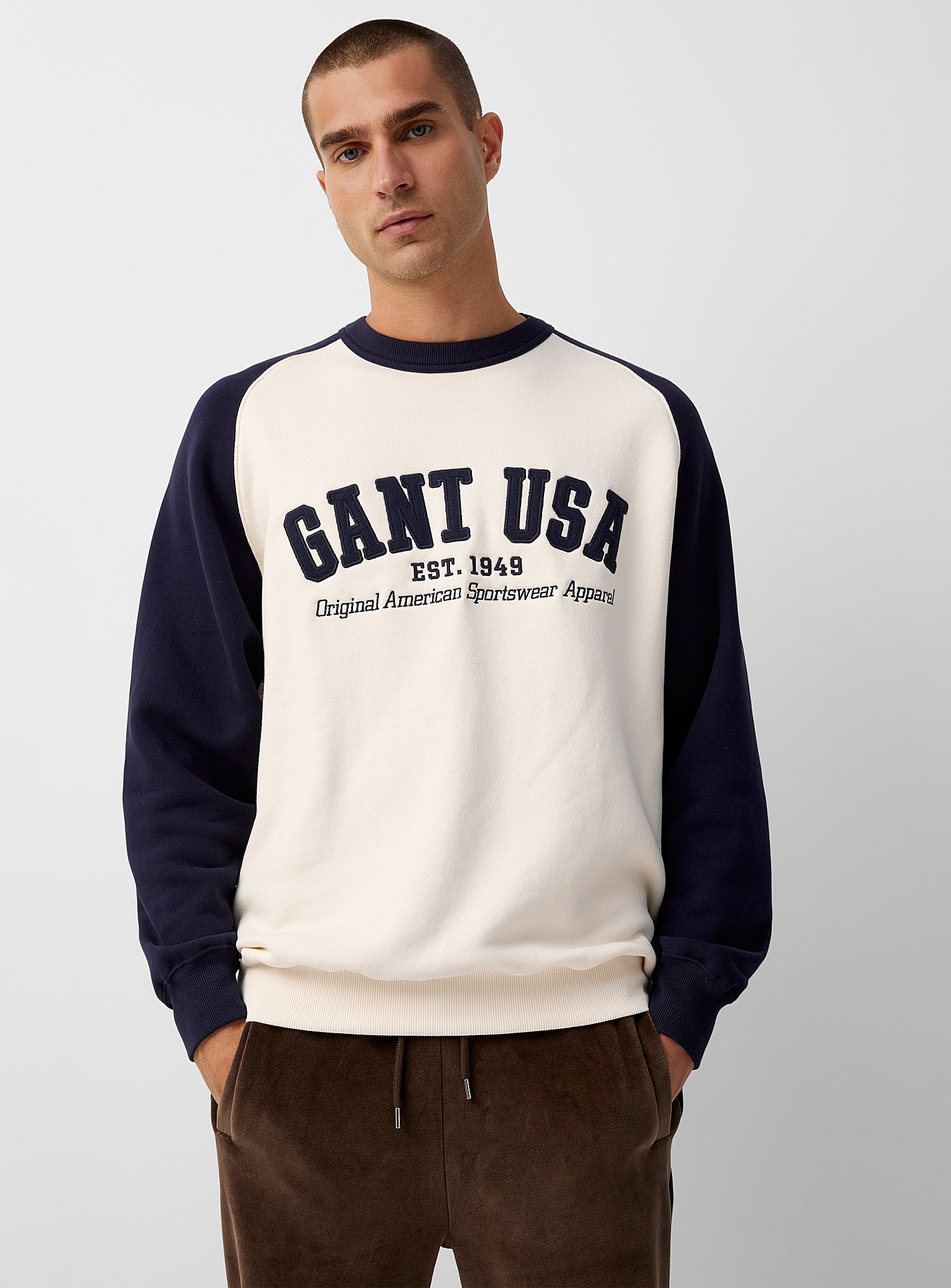 GANT - Men's Preppy logo raglan sweatshirt