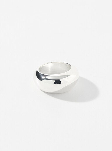 Angled dome ring