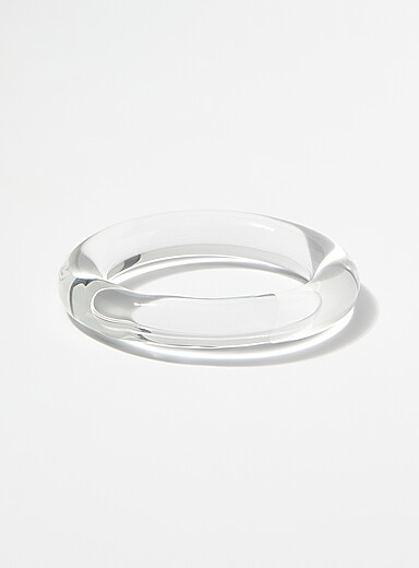 Tubular glass bracelet