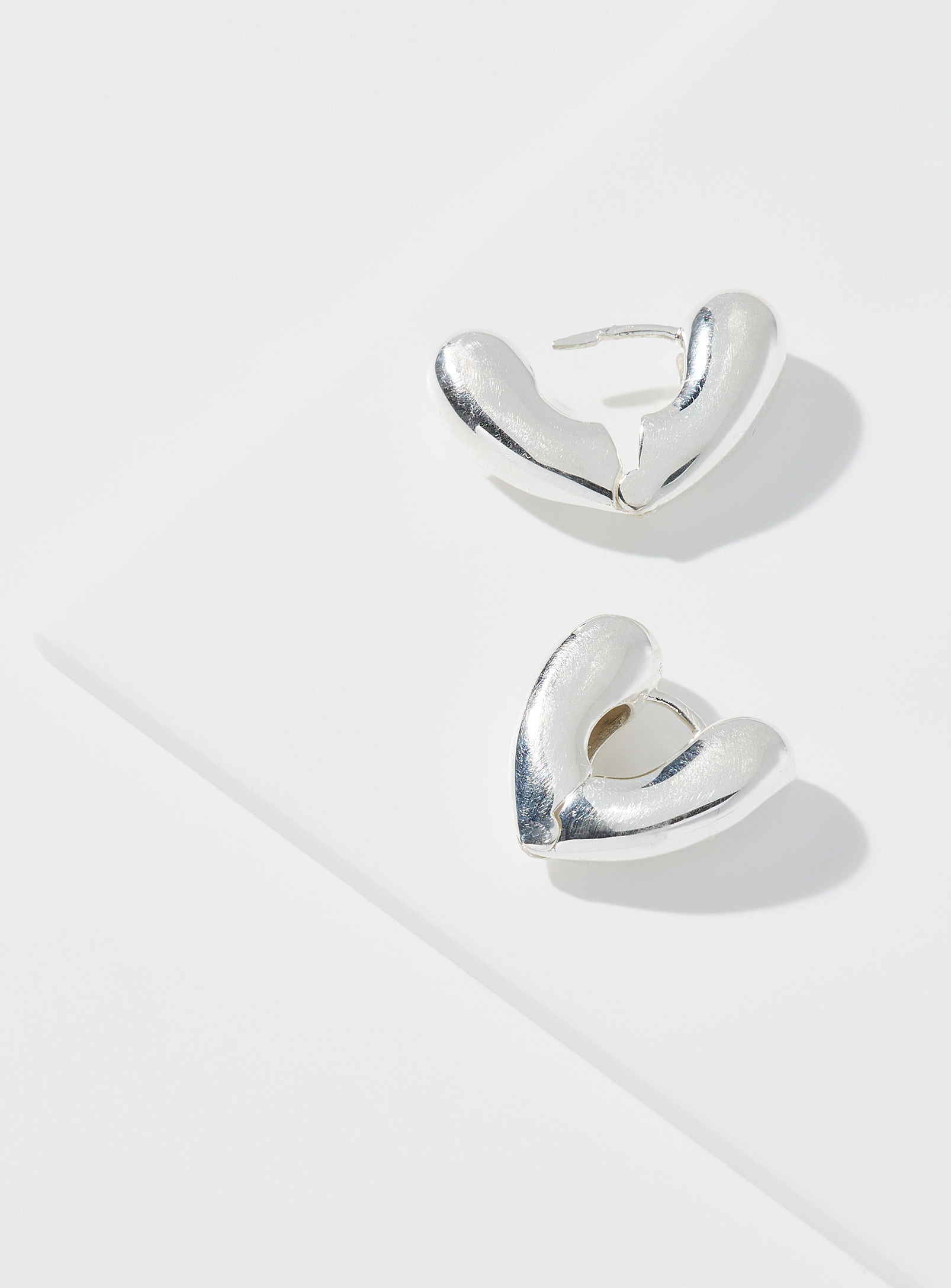 Annika Inez Romantic Silhouette Earrings In Metallic