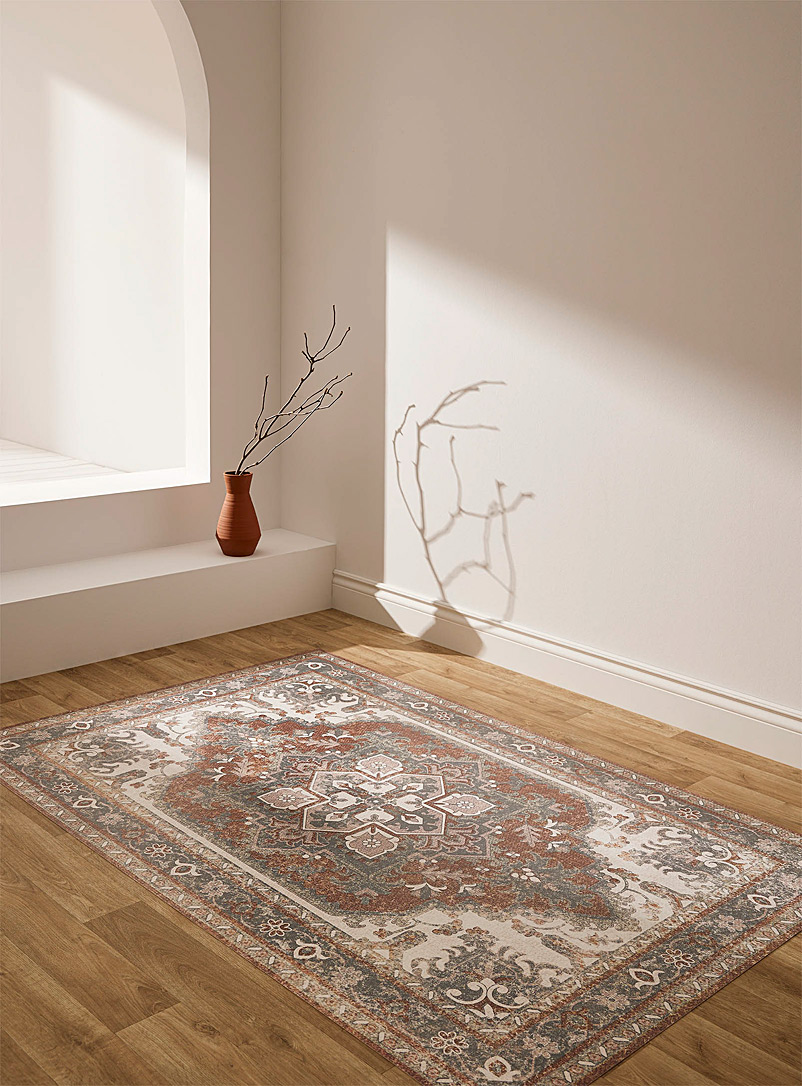 Simons Maison: Le tapis vinyle royaume persan 122 x 183 cm Assorti