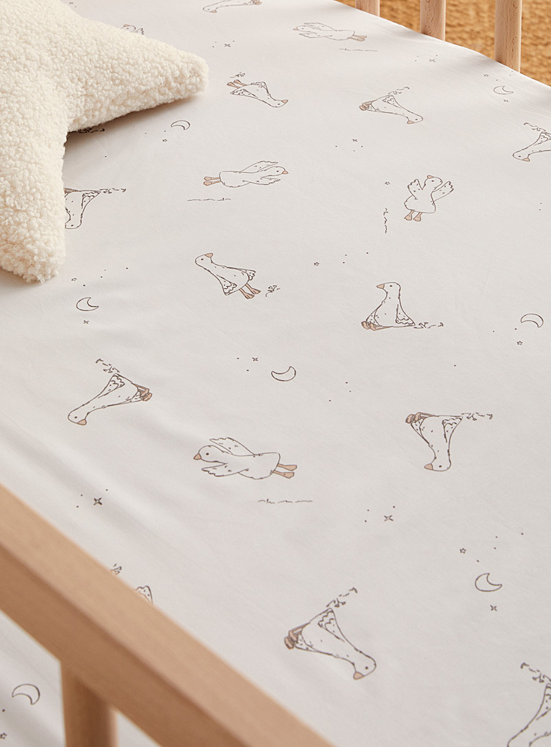 Perlimpinpin: L'ensemble de base pour b&eacute;b&eacute; 2 pi&egrave;ces Drap contour et housse pour matelas &agrave; langer Tropical