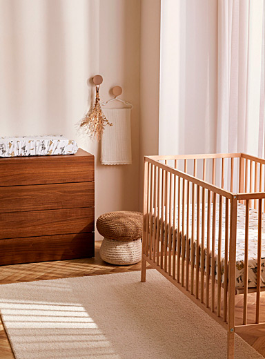 Perlimpinpin: L'ensemble de base pour b&eacute;b&eacute; 2 pi&egrave;ces Drap contour et housse pour matelas &agrave; langer Tropical