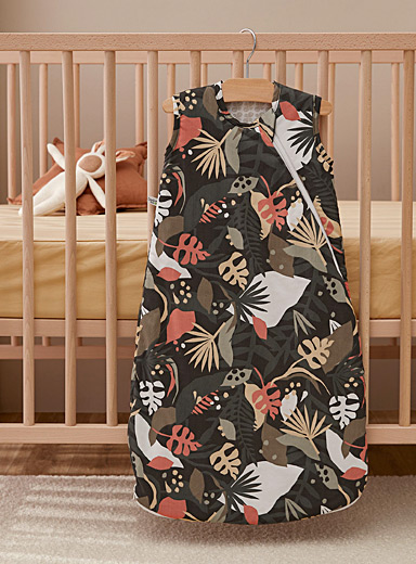 Perlimpinpin: La gigoteuse matelass&eacute;e en coton Orange &agrave; motifs