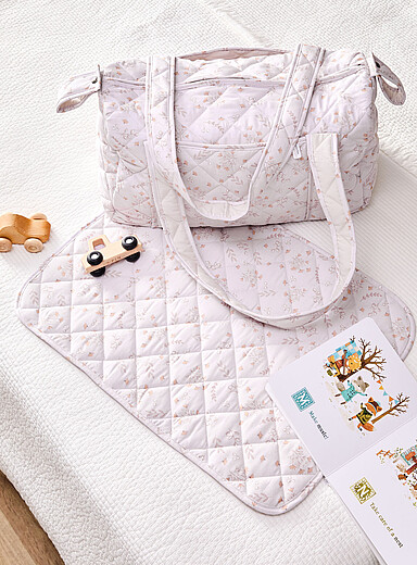Perlimpinpin: Le sac &agrave; couches matelass&eacute; &agrave; motif Ours