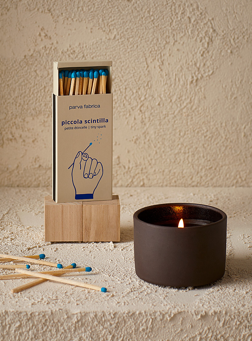 Parva Fabrica Assorted Scented candle and giant matches set