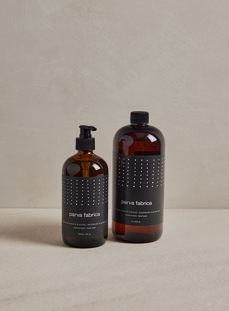 Parva Fabrica Patterned Black Hand soap duo for women