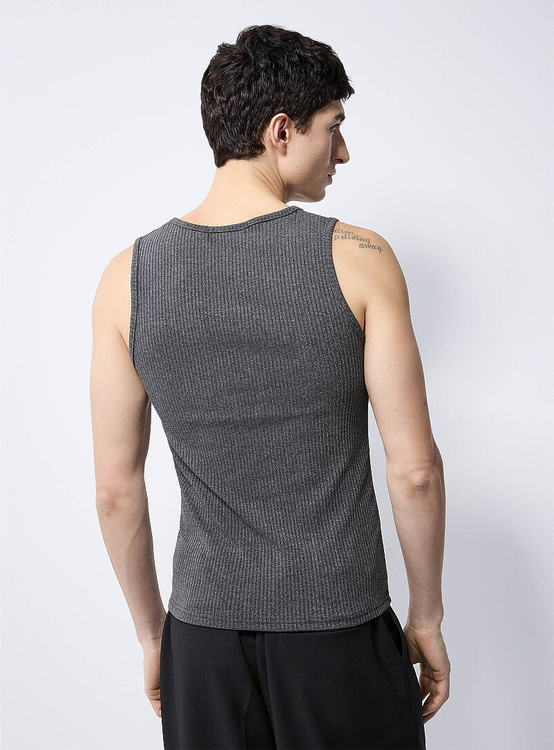 Bustier insert ribbed tank Imported from Seoul product image 3