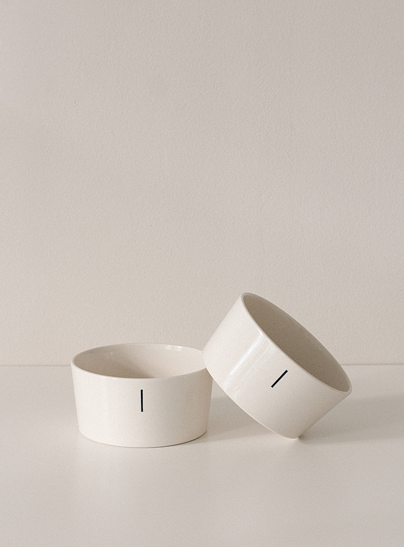 Atelier Margot Ivory White Axel bowls Set of 2