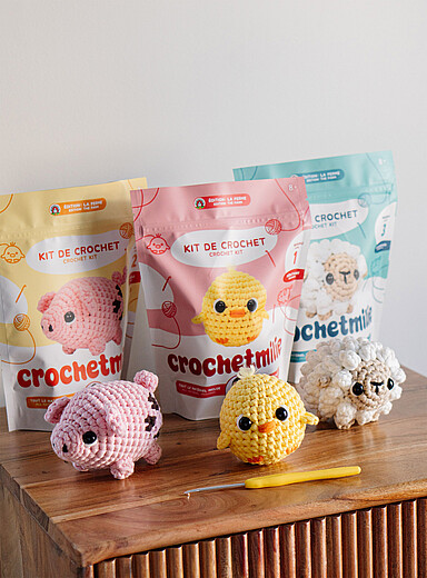 Le n&eacute;cessaire de crochet La ferme Niveau 1 - d&eacute;butant