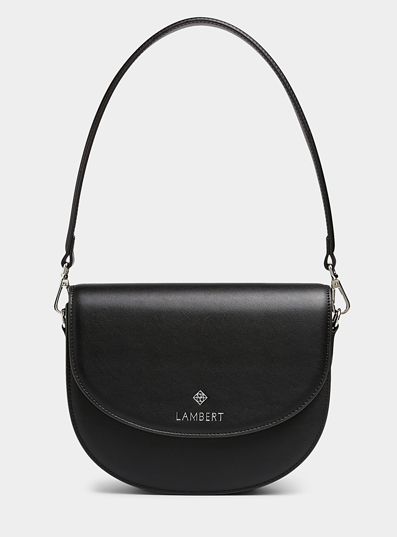 Lambert Black Naomi saddle bag for women