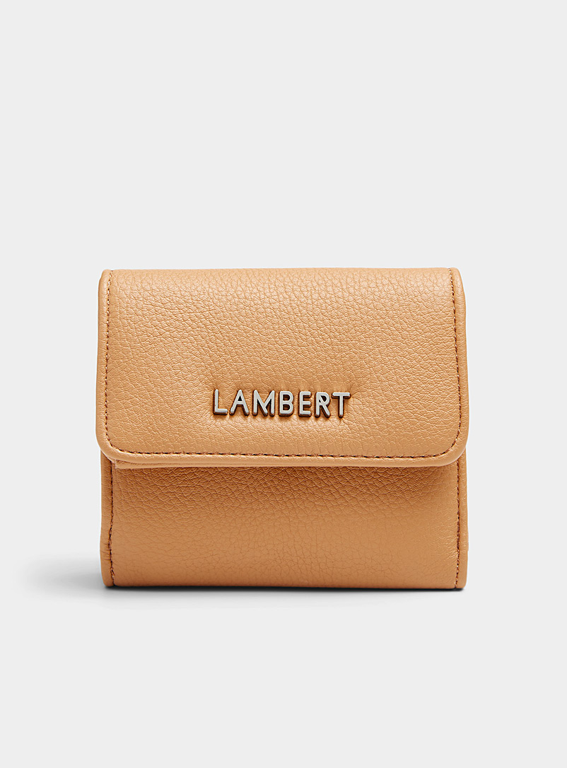 Lambert Sand Lucy flap wallet for women