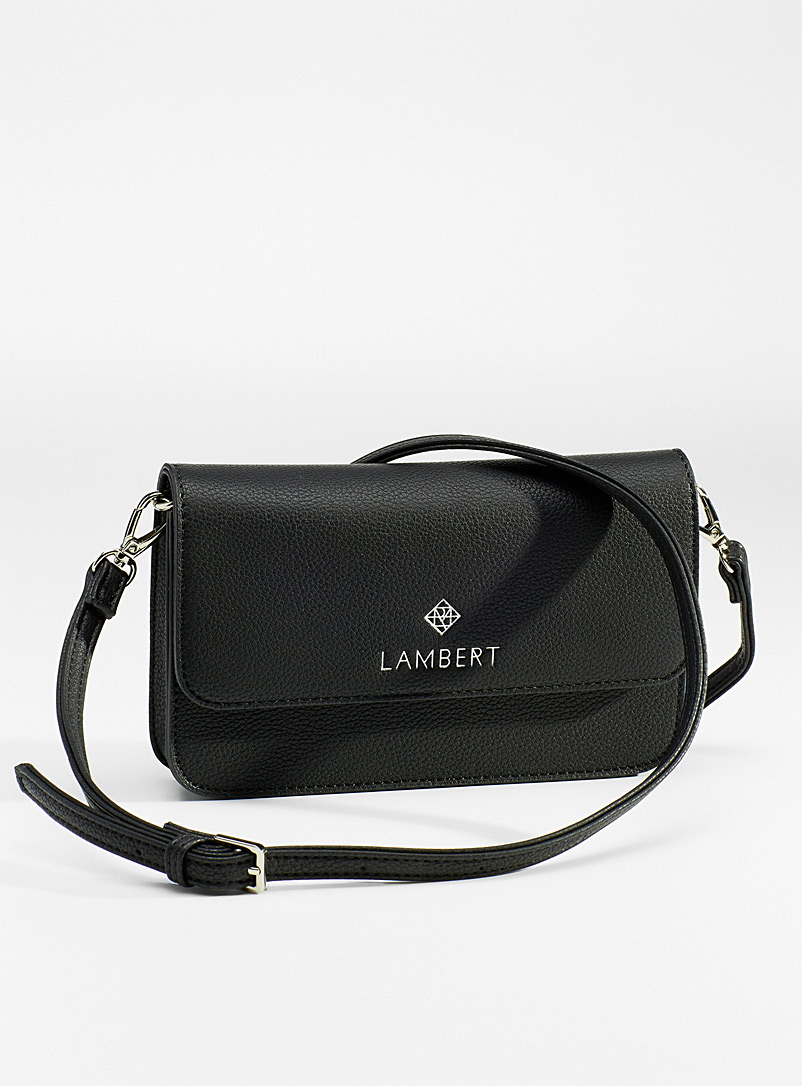 Lambert: Le sac rabat 4-en-1 Gabrielle Noir pour femme