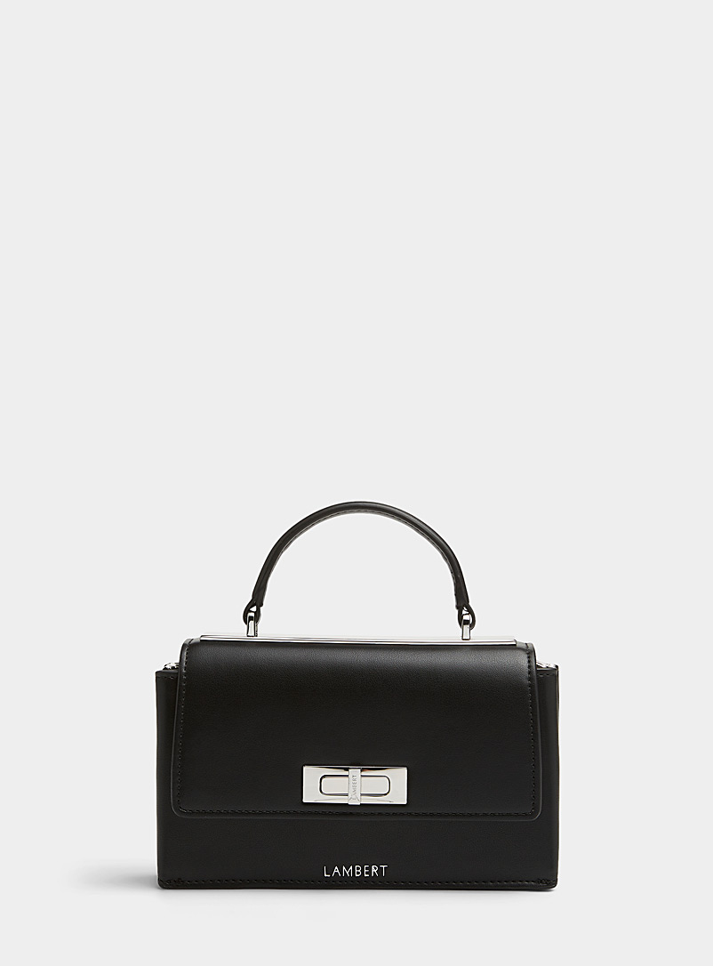 Lambert Black Small Simone minimalist bag for women