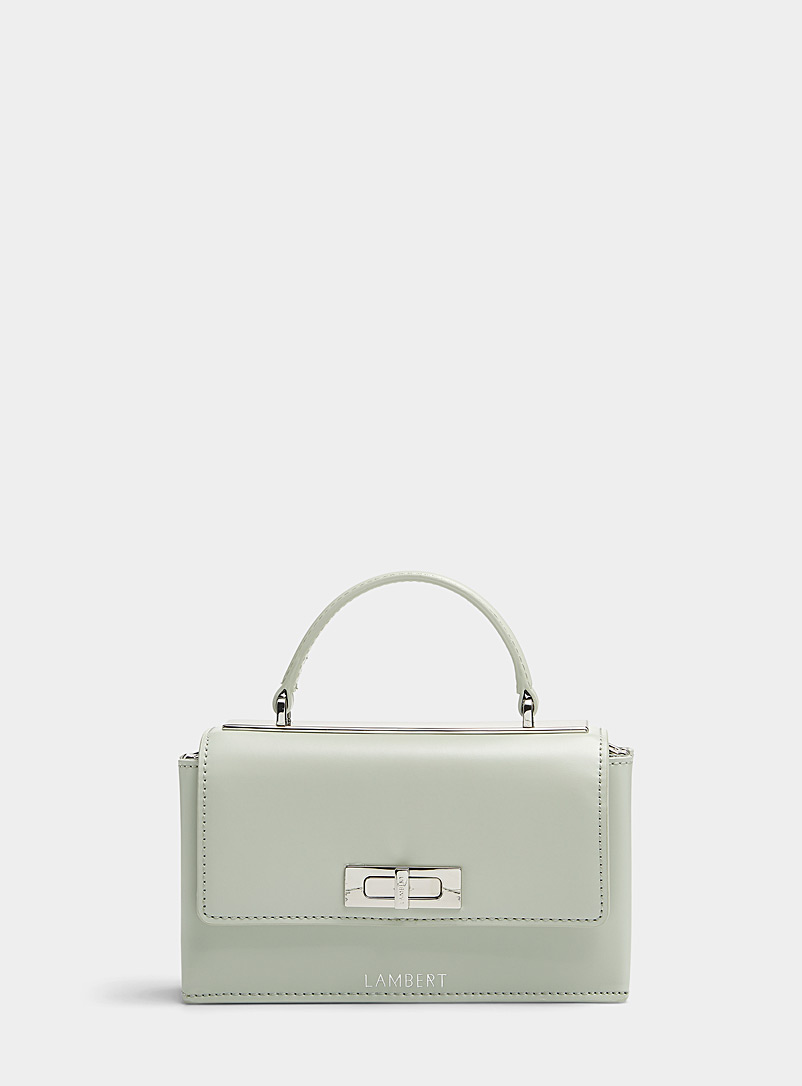 Lambert Lime Green Small Simone minimalist bag for women