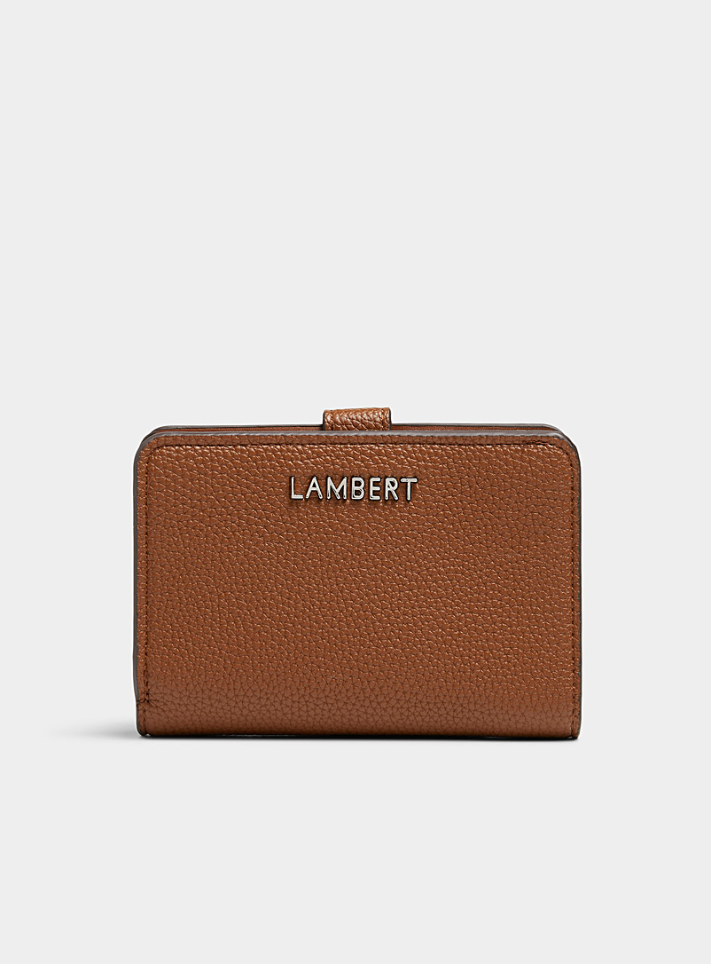 Lambert Brown Carly minimalist wallet for women