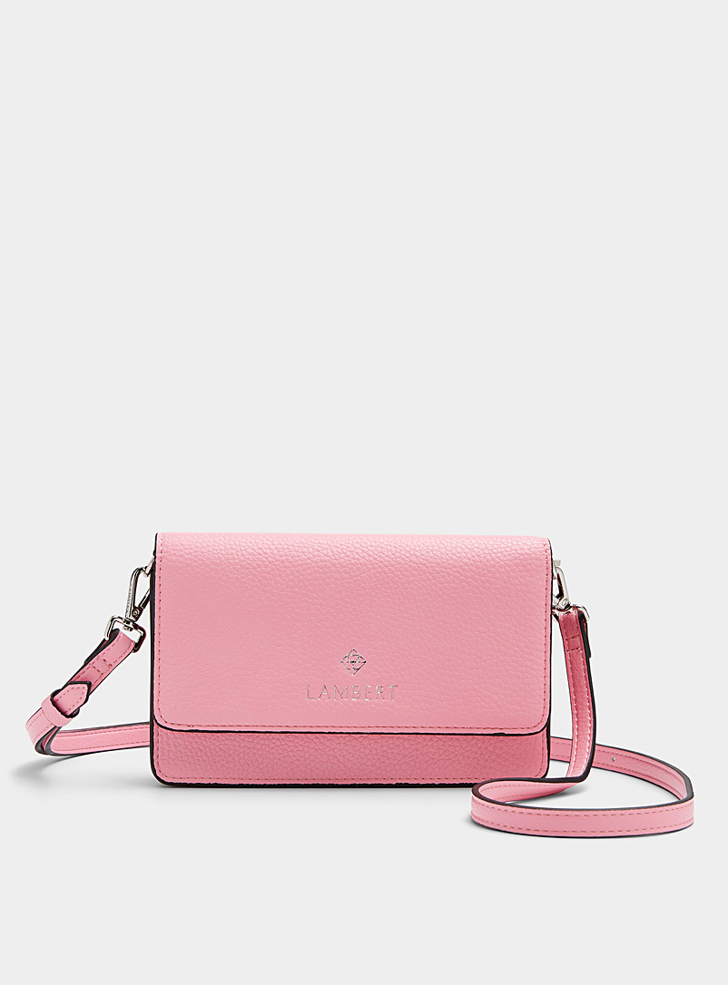 Lambert Pink Tina shoulder strap wallet for women