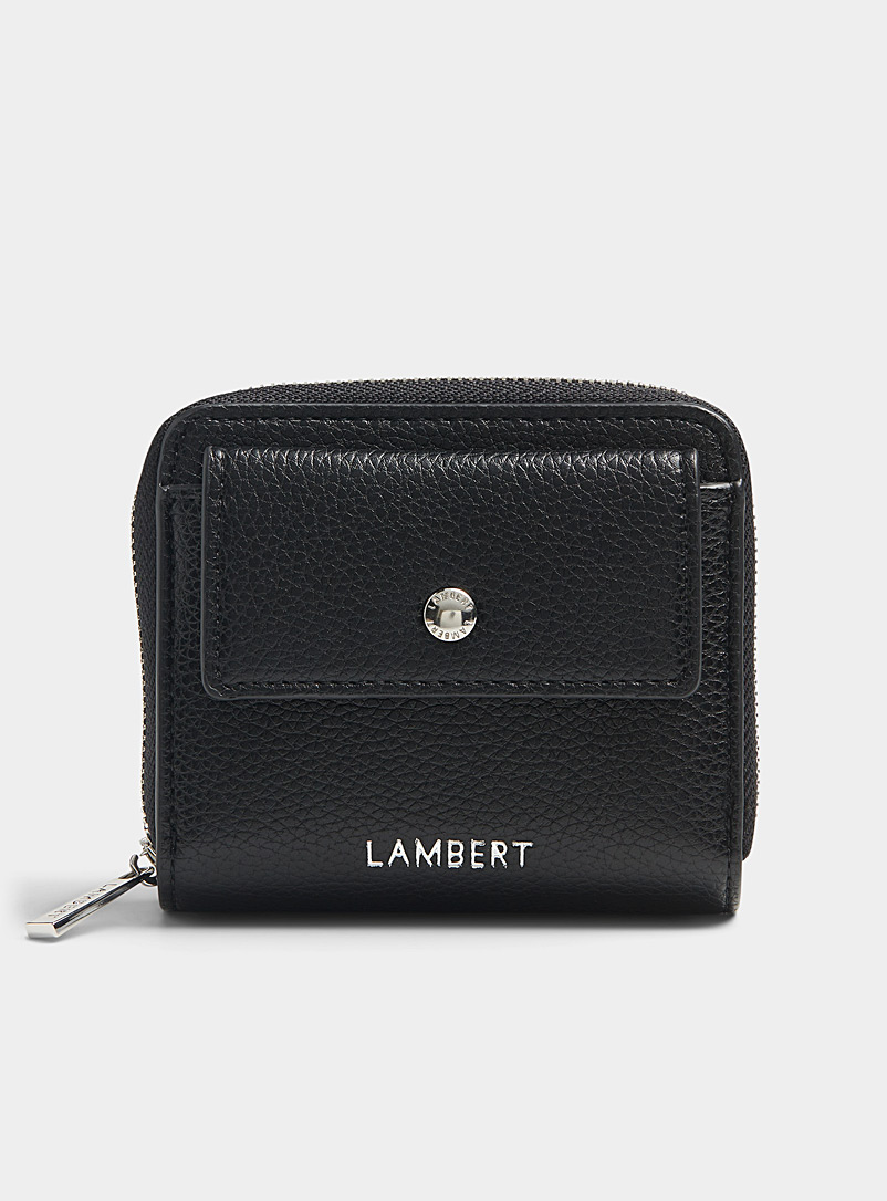 Lambert: Le portefeuille minimaliste Nikki Noir pour femme
