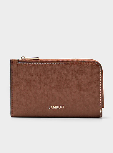 Quinn pebbled foldable wallet