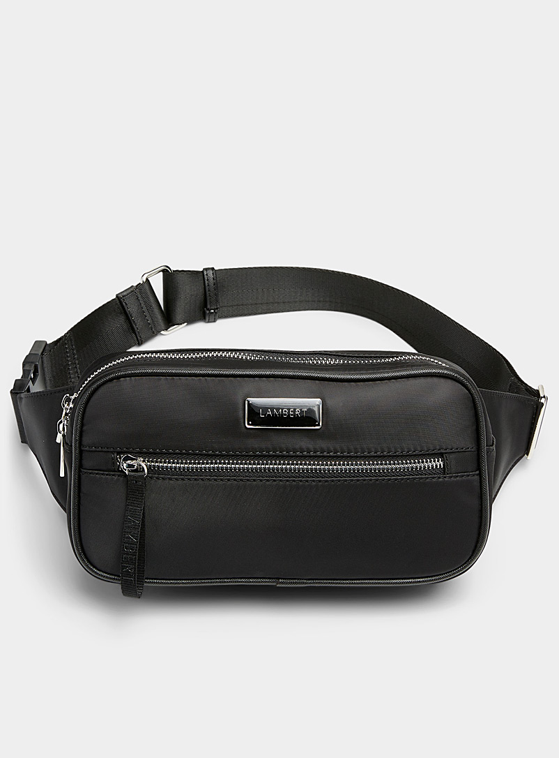 Lambert Black Jessie belt bag for women