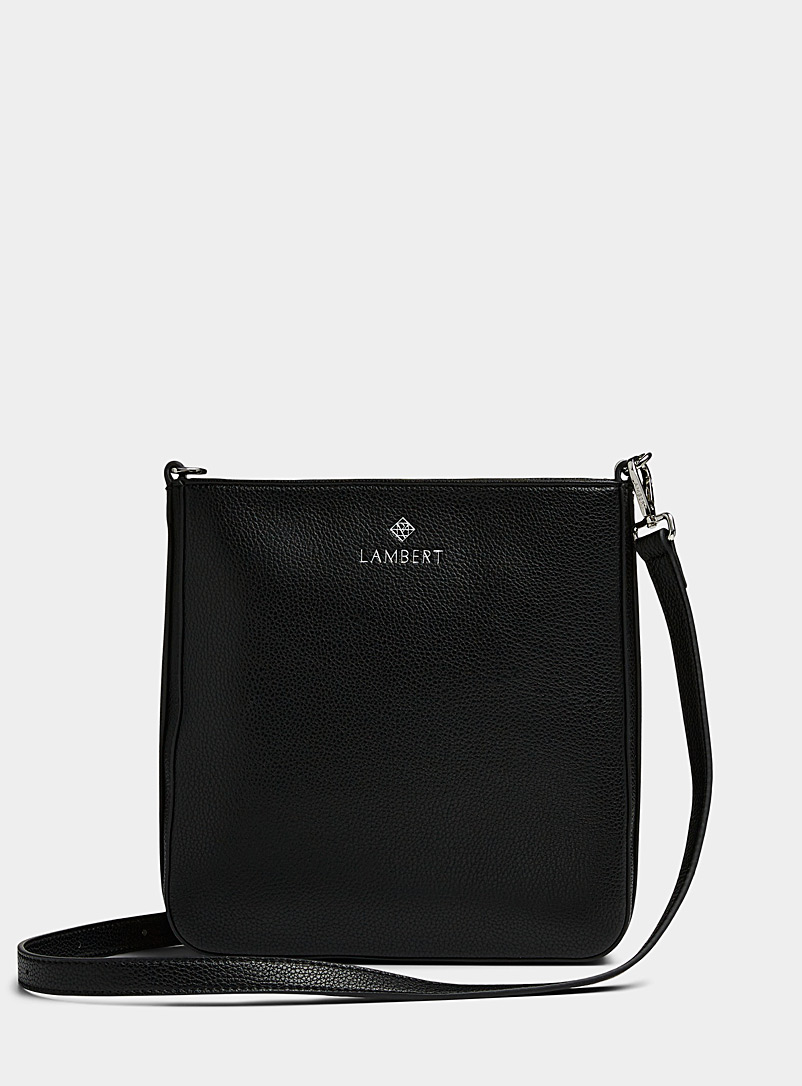 Lambert Black Natalia square shoulder bag for women