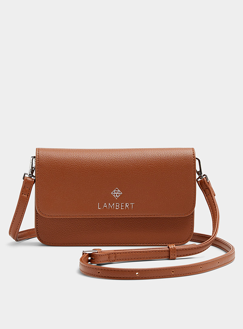 Lambert Brown Gabrielle 4-in-1 flap bag for women