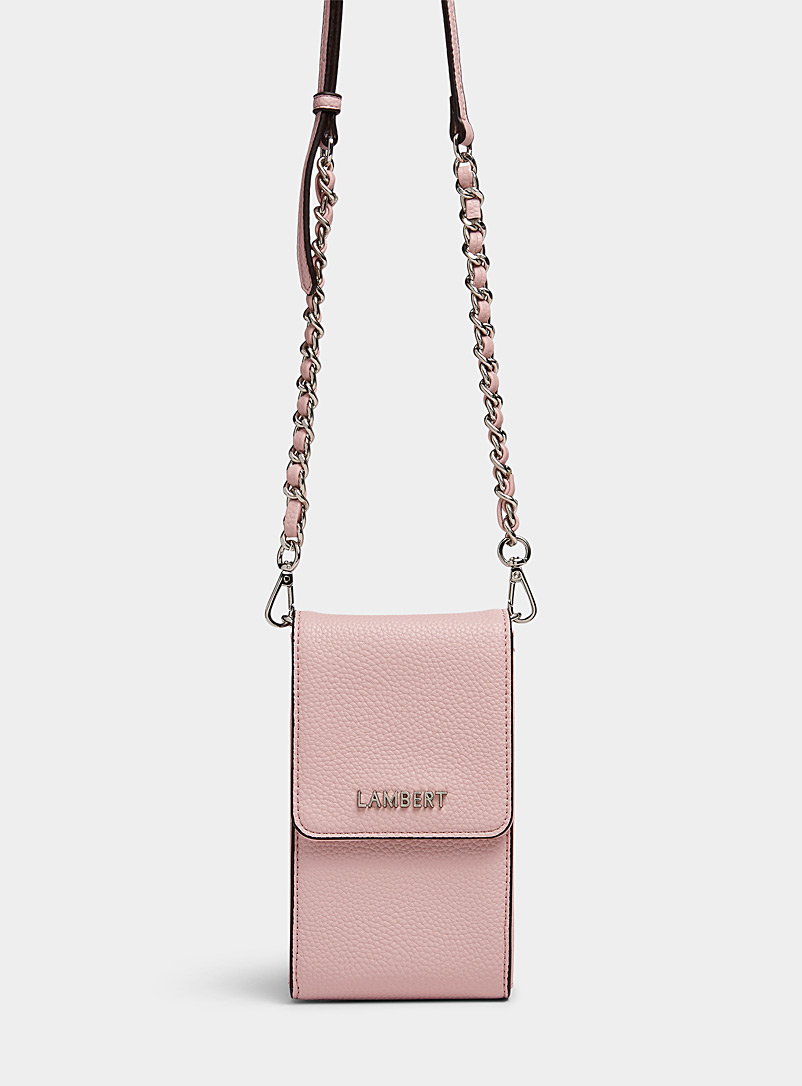 Lambert Dusky Pink Alexa minimalist phone clutch for women