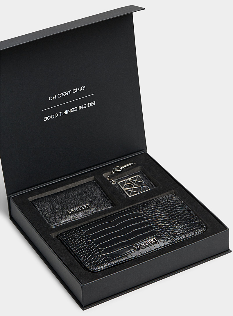 Lambert Black Elegance minimalist gift set Set of 3 for women