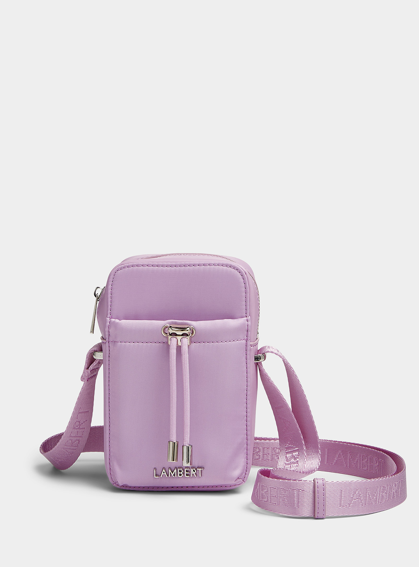 Lambert Isabella Recycled Polyester Phone Clutch In Lilacs