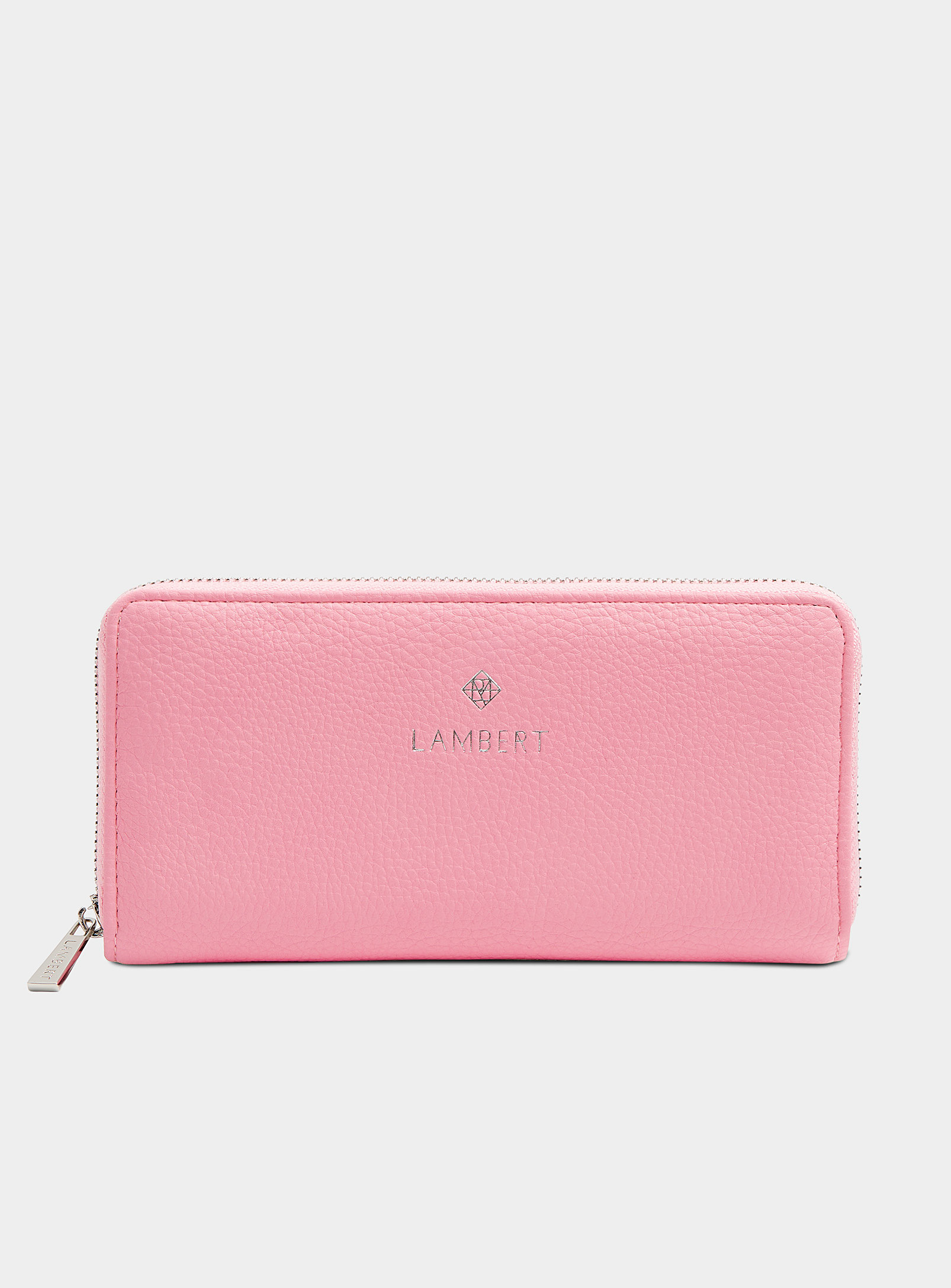 Lambert Meli Zip Wallet In Pink